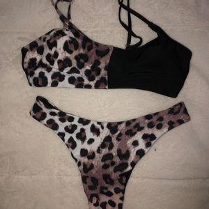 Shein Leopard Print Bikini